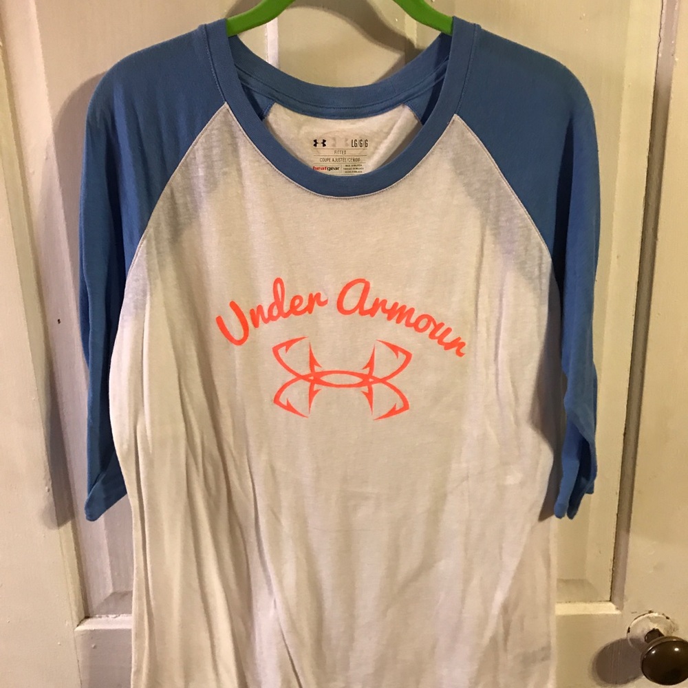 Under armour 3/4 sleeve tee like new